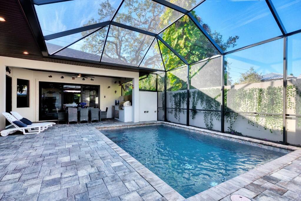 Courtyard Home With Pool, Spa & Sauna Close To Beach & City Center Sarasota Exteriér fotografie