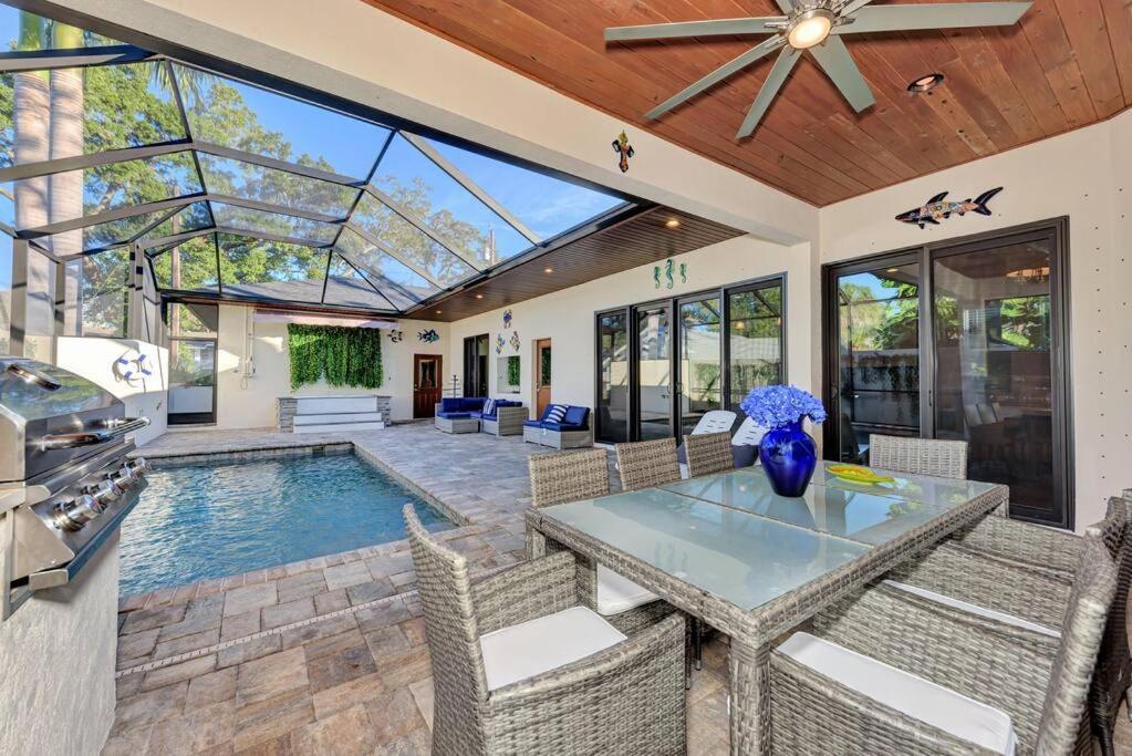 Courtyard Home With Pool, Spa & Sauna Close To Beach & City Center Sarasota Exteriér fotografie