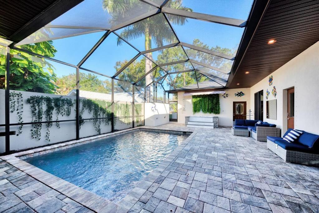 Courtyard Home With Pool, Spa & Sauna Close To Beach & City Center Sarasota Exteriér fotografie