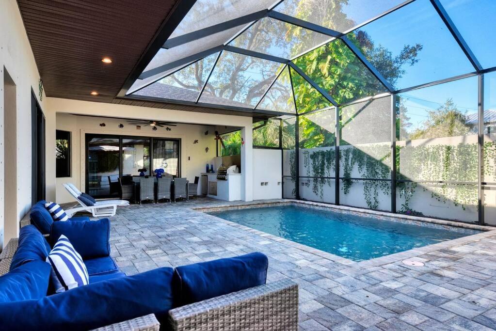 Courtyard Home With Pool, Spa & Sauna Close To Beach & City Center Sarasota Exteriér fotografie