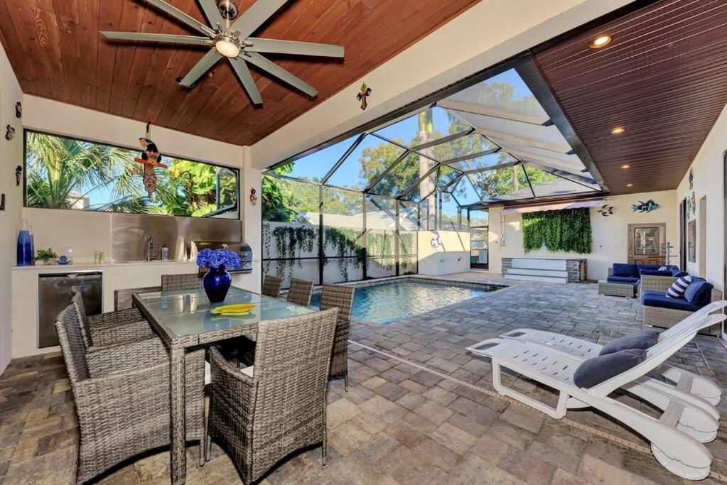 Courtyard Home With Pool, Spa & Sauna Close To Beach & City Center Sarasota Exteriér fotografie